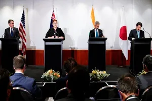 Bộ tứ nhấn mạnh trật tự quốc tế theo luật lệ ở AĐD-TBD nhưng không nhắc tên TQ