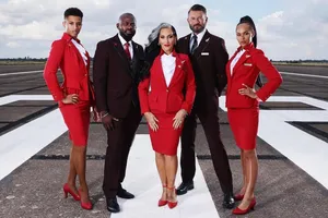 Đồng phục mới của hãng hàng không Virgin Atlantic. Ảnh: THE TELEGRAPH