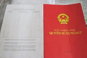 Nợ tiền sử dụng đất, không được tặng cho? 