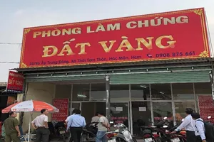 Sở Tư pháp không phạt được văn phòng làm chứng