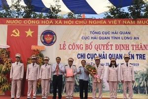  Lập Chi cục Hải quan Bến Tre thuộc Hải quan Long An