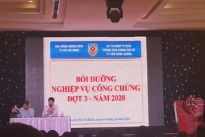 Hội Công chứng viên TP.HCM tổ chức Đại hội bất thường 
