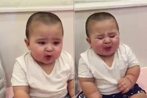 Clip: Ngộ nghĩnh xem bé lần đầu ăn chanh