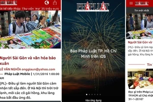 Báo Pháp Luật TP.HCM ra mắt ứng dụng trên nền tảng iOS