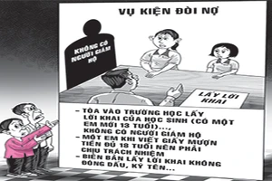 Audio: Vào trường học lấy lời khai học sinh