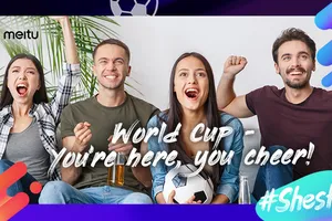 Xinh lung linh cùng Meitu nhân mùa World Cup 