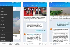 Tỉnh Cà Mau ứng dụng Zalo để phục vụ nhân dân