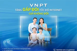 VNPT tăng gấp đôi tốc độ Internet, giá không đổi