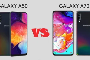 Galaxy A50, A70 giảm 1,9 triệu đồng tại Di Động Việt