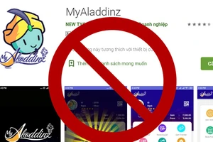 Ứng dụng MyAladdinz có dấu hiệu lừa đảo