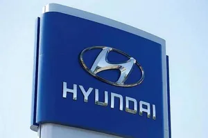 Logo Hyundai ở Colma, California, Hoa Kỳ. Ảnh: REUTERS