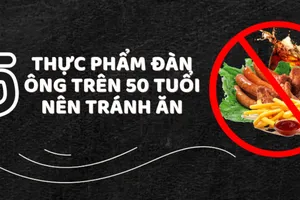 5 thực phẩm đàn ông trên 50 tuổi nên tránh ăn