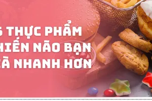6 thực phẩm khiến não bạn già đi nhanh hơn 