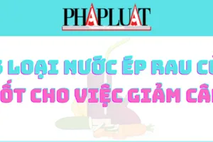 5 loại nước ép rau củ tốt cho việc giảm cân