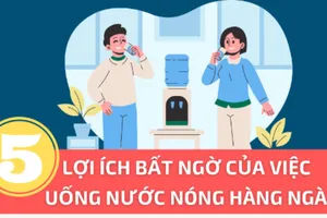 5 lợi ích bất ngờ của việc uống nước nóng hàng ngày