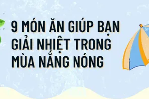 9 món ăn giúp bạn giải nhiệt trong mùa nắng nóng