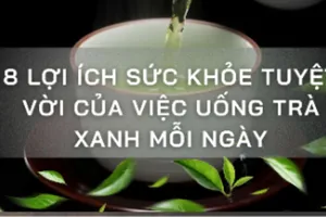 8 lợi ích sức khỏe tuyệt vời của việc uống trà xanh mỗi ngày 