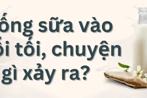 Uống sữa vào mỗi tối, chuyện gì xảy ra? 
