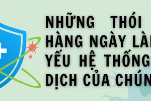 Những thói quen hàng ngày làm suy yếu hệ thống miễn dịch của chúng ta