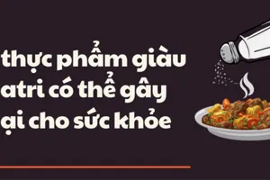 5 thực phẩm giàu natri có thể gây hại cho sức khỏe