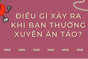 Điều gì xảy ra khi bạn thường xuyên ăn táo?