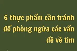 6 thực phẩm cần tránh để phòng ngừa các vấn đề về tim