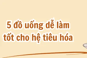 5 đồ uống dễ làm, tốt cho hệ tiêu hóa