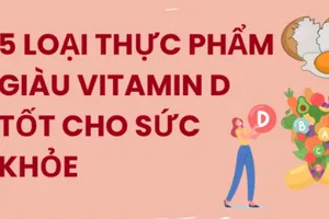 5 loại thực phẩm giàu vitamin D tốt cho sức khỏe
