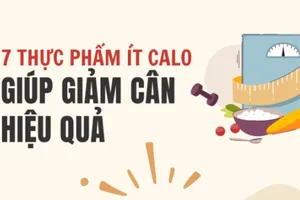 7 thực phẩm ít calo giúp giảm cân hiệu quả