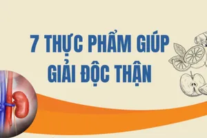 7 thực phẩm giúp giải độc thận 