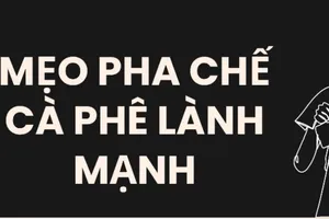 Mẹo pha chế cà phê lành mạnh