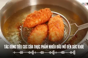 Tác động tiêu cực của thực phẩm nhiều dầu mỡ đến sức khỏe