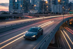 Mẹo lái xe an toàn khi di chuyển trên cầu vượt