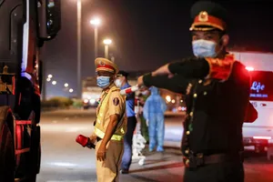 Các tài xế yên tâm khi TP.HCM lập chốt kiểm dịch COVID-19