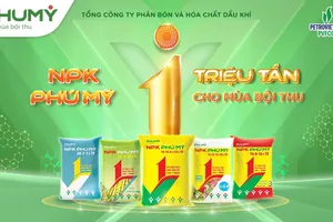 Nhà máy NPK Phú Mỹ chính thức cán mốc sản lượng 1 triệu tấn vào sáng ngày 30/9/2025.