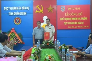 Bộ Tư pháp bổ nhiệm nhân sự mới