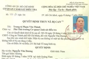 Công an truy nã giám đốc Công ty CP Dịch vụ Mypay Điện Toán