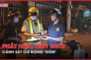 Video: Tổ tuần tra phát hiện, truy đuổi 'cảnh sát cơ động dỏm'