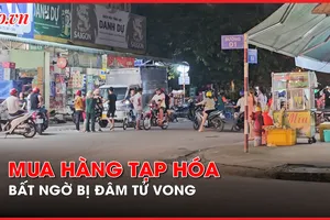 Video: Dừng xe vào cửa hàng mua đồ, thanh niên bất ngờ bị đâm tử vong
