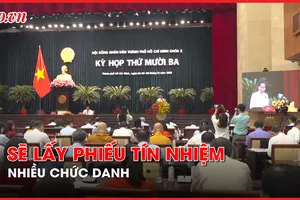 Kỳ họp thứ 13, HĐND TP.HCM sẽ lấy phiếu tín nhiệm nhiều chức danh 