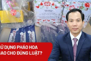 Mua bán, sử dụng pháo hoa sao cho đúng luật?
