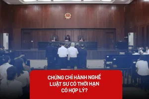 Chứng chỉ hành nghề luật sư: Tại sao phải có thời hạn?
