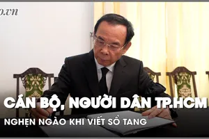 Cán bộ, người dân TP.HCM nghẹn ngào khi viết những dòng tiễn biệt Tổng Bí thư Nguyễn Phú Trọng
