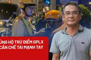 Ủng hộ đề xuất trừ điểm bằng lái tài xế vi phạm