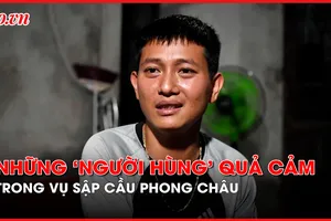 Hành động quả cảm của thanh niên cứu người trong vụ sập cầu Phong Châu