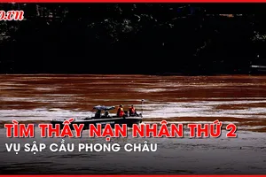 Diễn biến sau khi tìm thấy nạn nhân thứ 2 vụ sập cầu Phong Châu