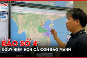 TT Dự báo KTTV quốc gia dự báo Bão số 4: Không vì thấy bão cấp 8 mà chủ quan
