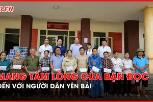 Báo Pháp Luật TP.HCM mang tấm lòng của bạn đọc đến với người dân Yên Bái