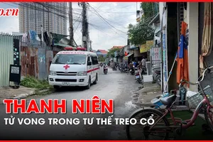 Phát hiện nam thanh niên chết trong tư thế treo cổ trong phòng trọ 