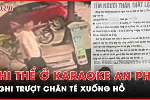 Thi thể ở karaoke An Phú là người Trung Quốc trượt chân té xuống hồ